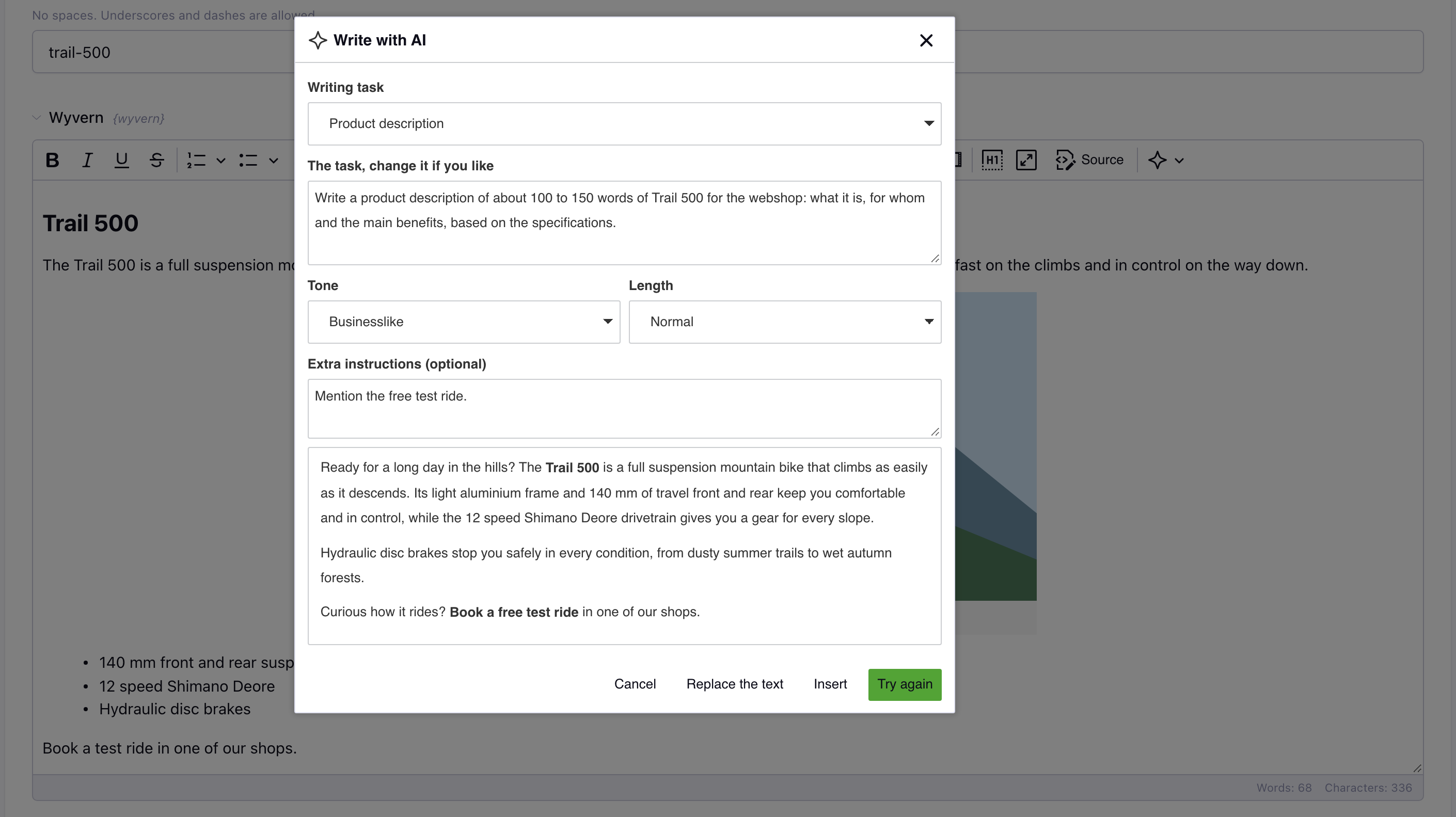 The AI writing assistant