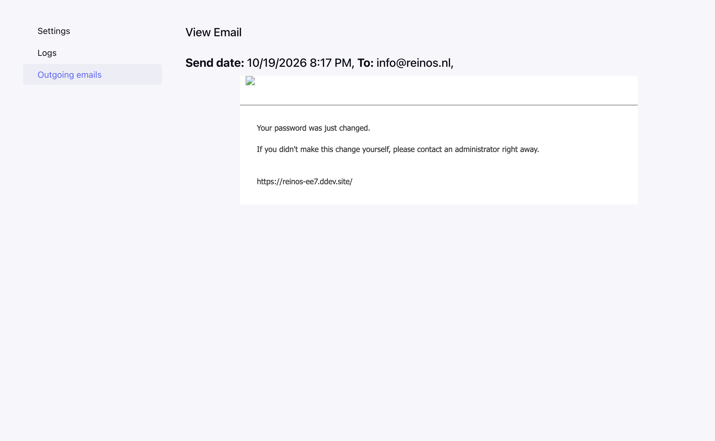 View email