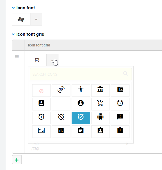 Control panel overview